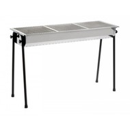 Barbecue houtskool "Resto"rvs 18/10 1130x380x850(h)mm