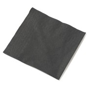Servet cellulose zwart 25x25cm 2 laags doos à 50