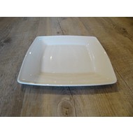 Renaud Square bord 21x21cm doos à 6 wit hard hotelporselein Renaud Square bord 21x21cm doos à 6 wit hard hotelporselein