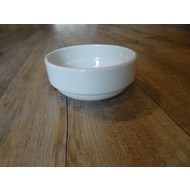 Renaud schaal universeel stapelbaar Ø12cm doos à 12  // wit hard hotelporselein Renaud schaal universeel stapelbaar Ø12cm doos à 12  // wit hard hotelporselein