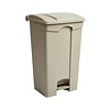 Jantex pedaalemmer 87ltr beige met voetpedaal om de bak te openen.