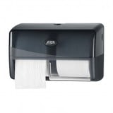Duo toiletroldispenser compact traditioneel Black Pearl