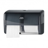 Euro pearl black duo toiletrolhouder compact max rol Ø15cm