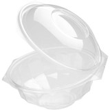 Saladebowl Ø15cm m/deksel 500ml transparant pak à 25