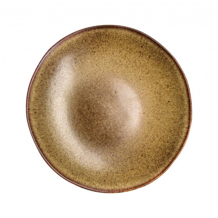 Rustico Q Authentic Stone Brown bord 31,5 cm – per 4 stuks