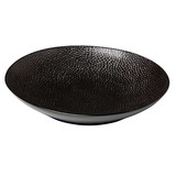Honeycomb coupe bord diep zwart 25,5 cm – per 12 stuks