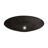 Honeycomb coupe bord zwart 27,5 cm – per 24 stuks