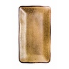 Rustico Q Authentic Stone Brown bord rechthoekig 27,5 x 15,5 cm – per 6 stuks