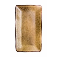 Stone Brown bord rechthoekig 27,5 x 15,5 cm – per 6 stuks