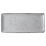 Rustic wit schaal rh 36,5x16cm doos à 6
