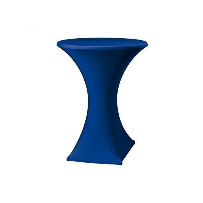 Dena statafelhoes Festival D2 m/rits donkerblauw Hoogte 110cm breedte poot 50cm