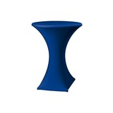 Dena statafelhoes Festival D2 Navy/donkerblauw Ø85cm m/rits H110cm Breedte poot 50cm