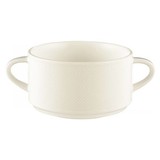 Diamant soepkop 2/oren ivoor 27cl doos à 6