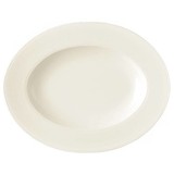 Diamant ovale schaal ivoor 33 cm doos à 2
