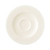 Diamant schotel v/mokkakop ivoor 13,5cm doos à 12