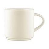 Diamant cappuccinokop 25cl recht model ivoor doos à 6