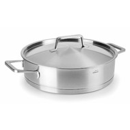 Lacor Chef Classic braadpan rvs Ø24cm H6cm 2,7ltr met deksel Lacor Chef Classic braadpan rvs Ø24cm H6cm 2,7ltr met deksel