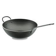 Lacor wok robust Ø30cm aluminium 4mm dikte