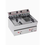Friteuse  09L + 09L – 9,000 l – roestvrijstaal