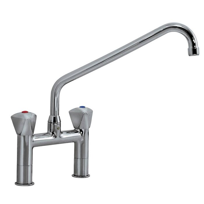 Combisteel Meng zwenkkraan 2-gats