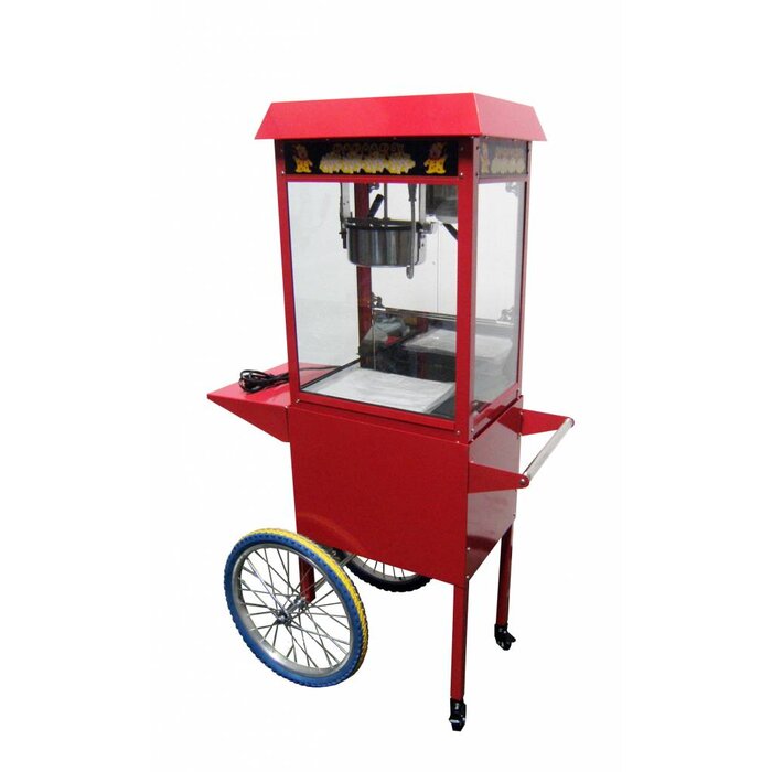 Combisteel Popcornmachine incl. wielen