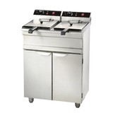 Elektrische friteuse 2x9l