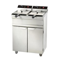 Elektrische friteuse 2X9 L