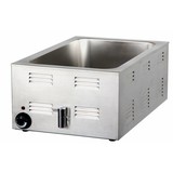 Bain marie met aftap kraan