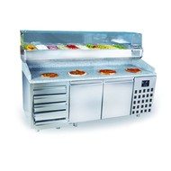Pizzawerkbank 2 deuren 5 laden