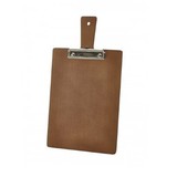 Houten menu/rekening klembord bruin A4 22,5 x 41,5 cm – per 6 stuks