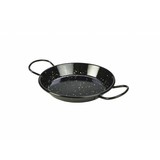 Zwart emaille pannetje paella 15 cm – per 10 stuks