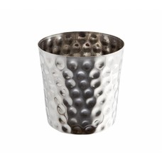 GenWare presentatiebakje conisch rvs gehamerd Ø8,5xH8,5 rvs doos à 24