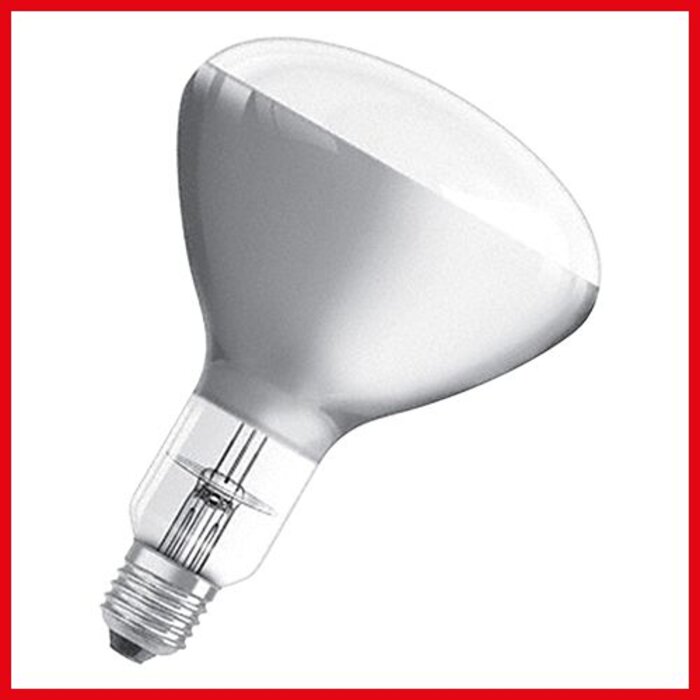 EMGA Warmtelamp  250W – glas – wit