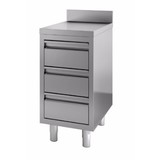 700 werktafel met laden opstand 600