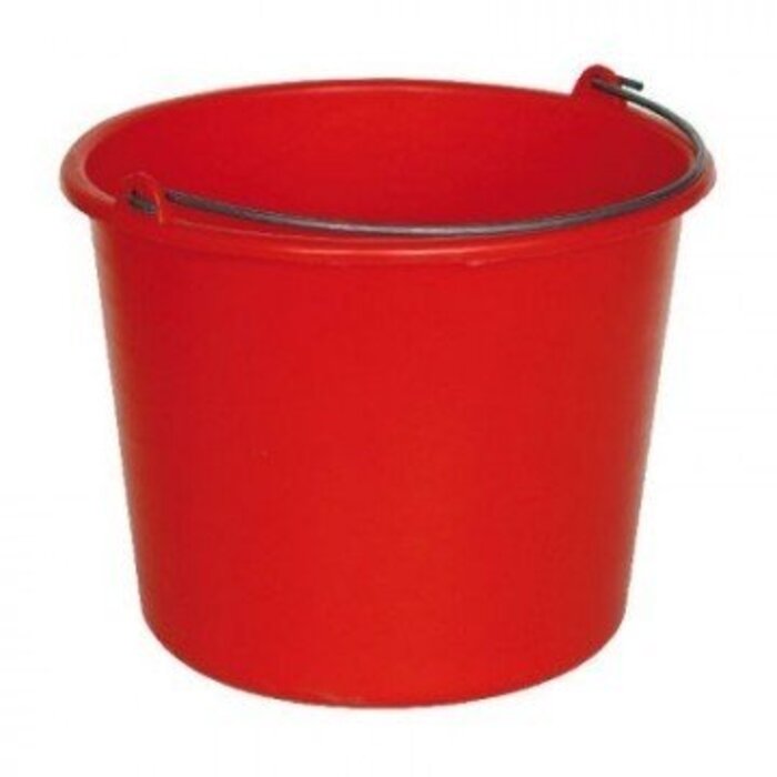 Emmer 12 liter rood