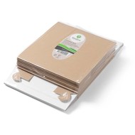 Taartdoos (zwanenhalsdoos) wit 300x300x80mm pak à 100 stuks Taartdoos (zwanenhalsdoos) wit 300x300x80mm pak à 100 stuks