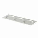 presentatiebord met 3 spiegels 38,5 x 14 cm – per 3 stuks
