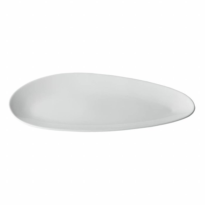 Q Fine China Cloud bord langwerpig 45 cm – per 12 stuks