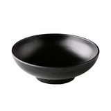 Ronde schaal Zen zwart 22,5 cm – per 6 stuks