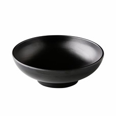 Ronde schaal Zen zwart 22,5 cm – per 6 stuks