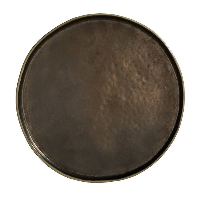 Rustico Aztec bord met opstaande rand Ø27cm doos á 6
