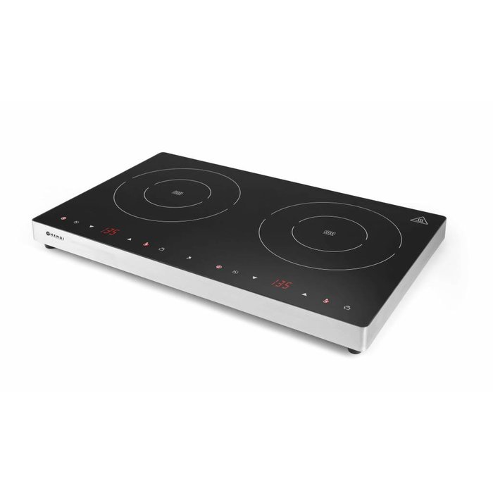 Hendi inductiekookplaat dubbel 3500W Display line