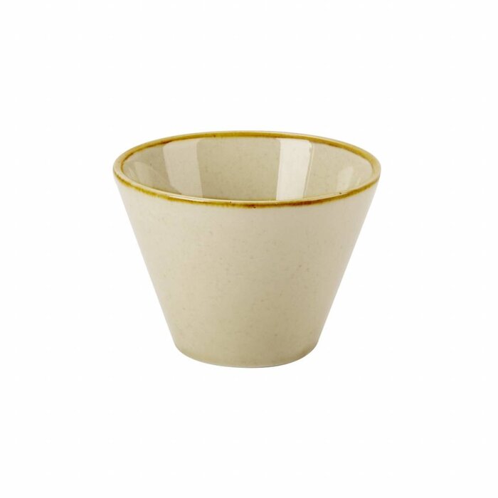 Porcelite Wheat conische kom Ø9cm H6,5cm doos à 6