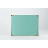 Porcelite Sea Spray rechthoekig bord 27x21cm doos à 24