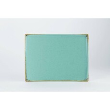 Porcelite Sea Spray rechthoekig bord 27x21cm doos à 24