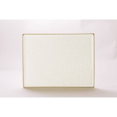 Porcelite Oatmeal rechthoekig bord 27x21cm doos à 6