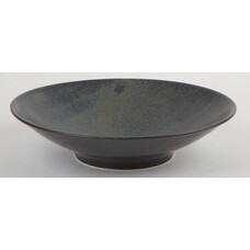 Porcelite Graphite diep bord op voet Ø26cm doos à 6