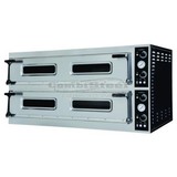 Pizzaoven bakplaat dubbel 2 x 6 groot