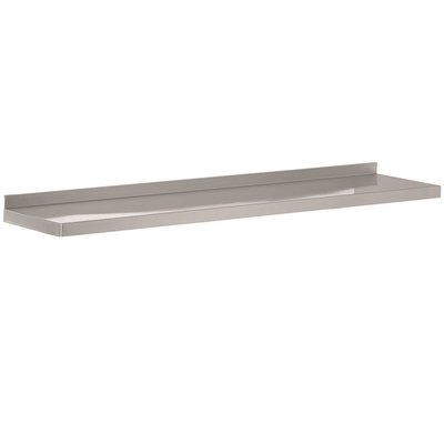 Wandschap rvs 1400x300x36mm