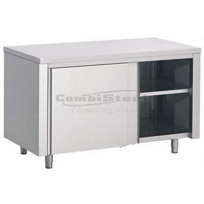 Werktafel met schuifdeuren 1200x700x850